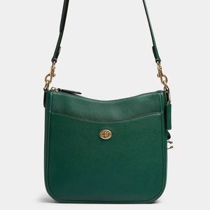 Coach Leather Green Crossbody NWT